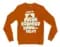 Echuuse Me Andha Korangu Bomma Ena Velai? Men/Unisex Long Sleeve T-Shirt in Texas Orange Color